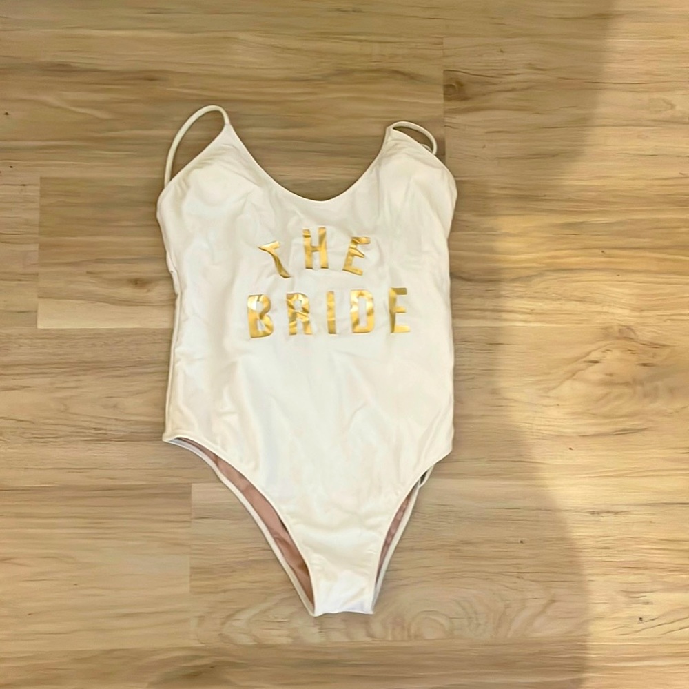 Bride swim suit size l